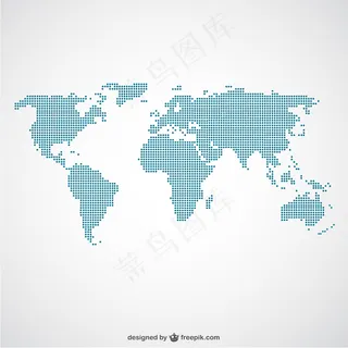 世界地图点模板