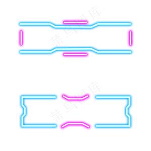 霓虹线框