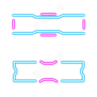 霓虹线框