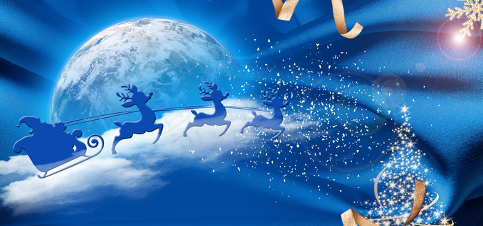 圣诞节质感层次背景