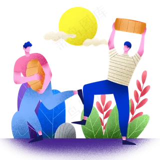 亲人团圆过中秋