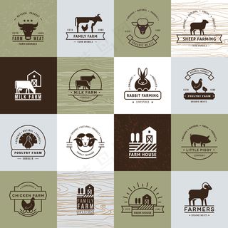 为农民、杂货店和其他行业收集了大量的病媒标识。