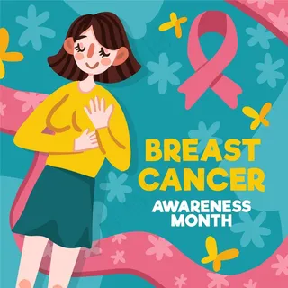 乳腺癌宣传月概念 乳腺癌宣传月概念