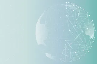 全球数字商务渐变背景