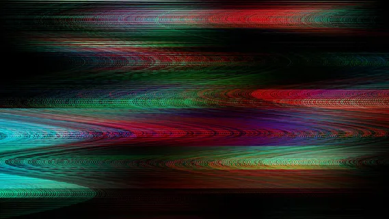 Rgb故障，彩色双曝光