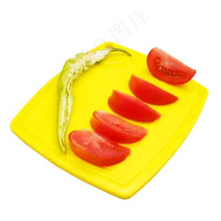 健康辣椒和番茄