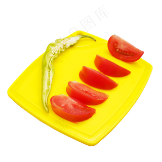 健康辣椒和番茄