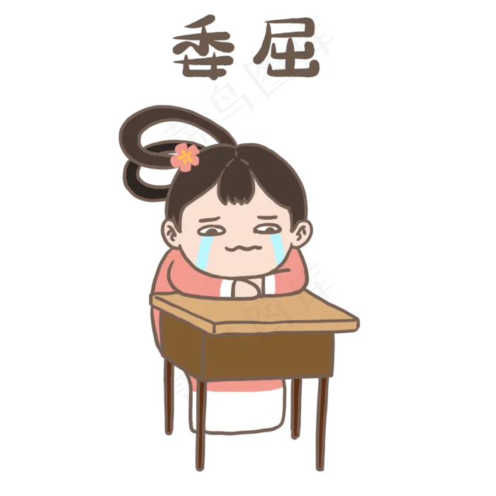 中秋节嫦娥仙子可爱表情(2000X2000(DPI:300))psd模版下载