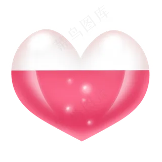 粉红唯美七夕情人节气泡爱心
