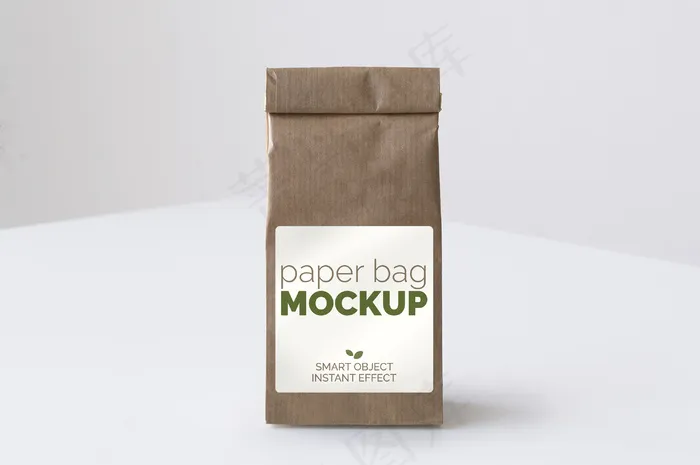 小纸袋模型样机psd模版下载