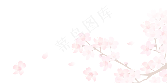 樱花开花植物免扣png 
