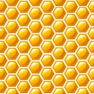 无缝图案。蜂窝式。插图。医学抽象图案，蜂蜜天然产物