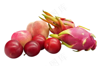 毛桃火龙果李子