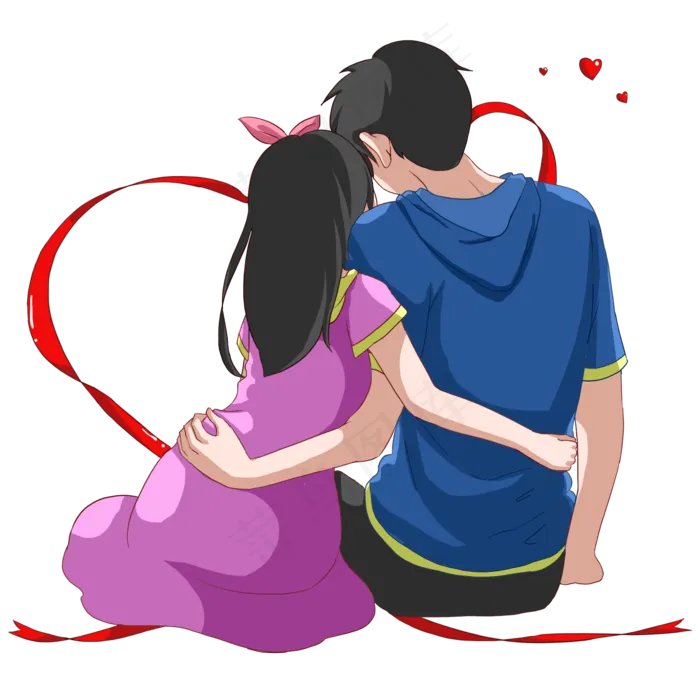 浪漫情侣七夕(2000X2000(DPI:300))psd模版下载