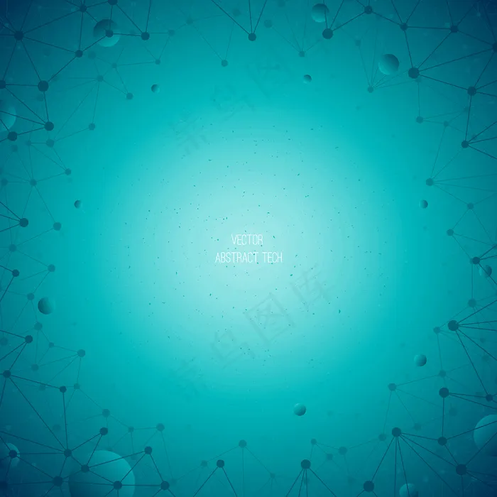 矢量蓝色抽象技术背景eps,ai矢量模版下载