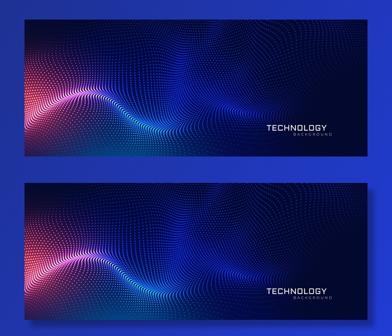 抽象技术粒子网格背景