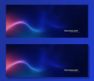 抽象技术粒子网格背景