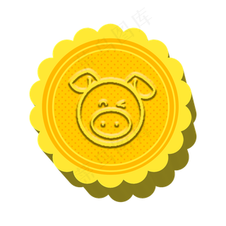 2019年猪年月饼可商用元素