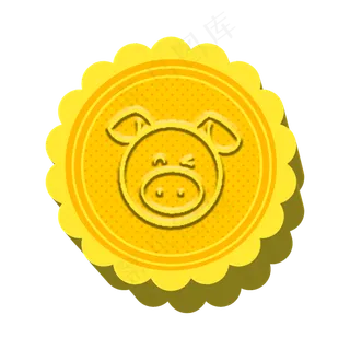 2019年猪年月饼可商用元素