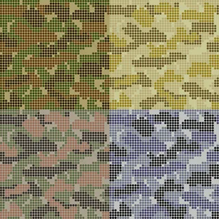 点迷彩图案套装