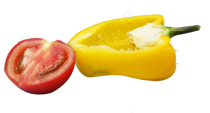 蔬菜青椒西红柿