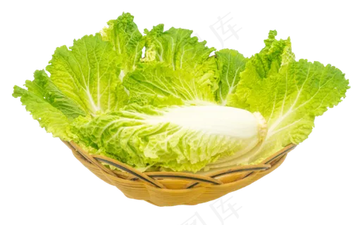 一篮白菜蔬菜叶子 一篮白菜蔬菜叶子