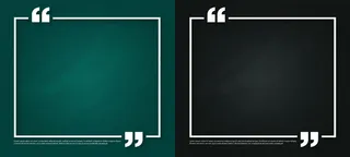 文本引用气泡符号空白黑板模板