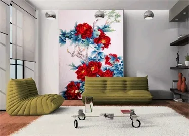 电视墙背景画效果图片