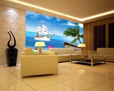 电视墙背景画效果图片