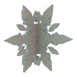 金色雪花
