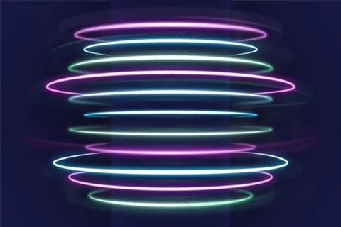 抽象霓虹灯背景