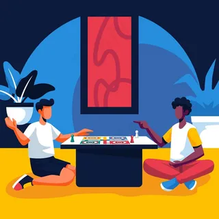 玩ludo游戏的朋友