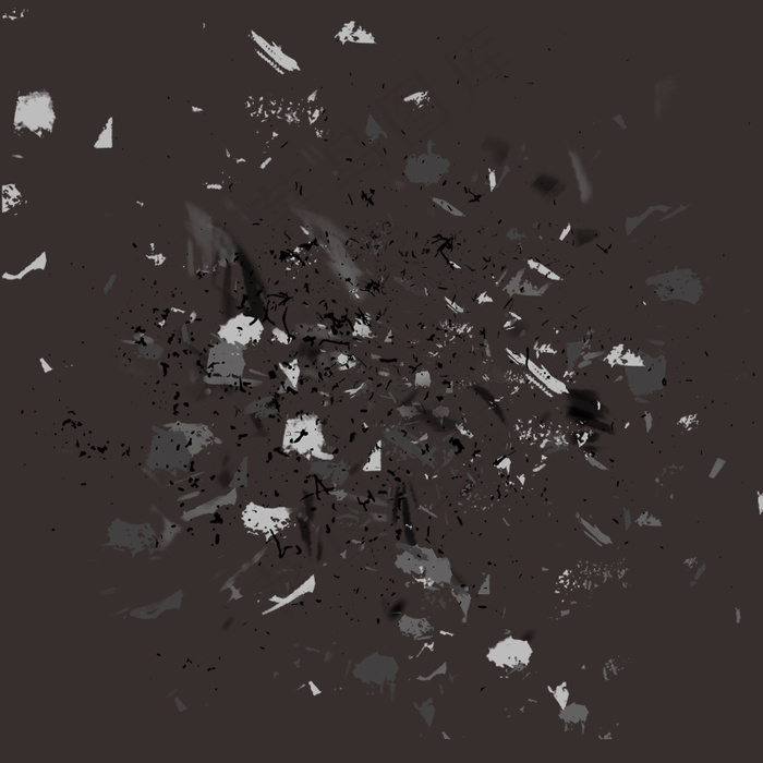 黑色质感创意艺术展广告海报