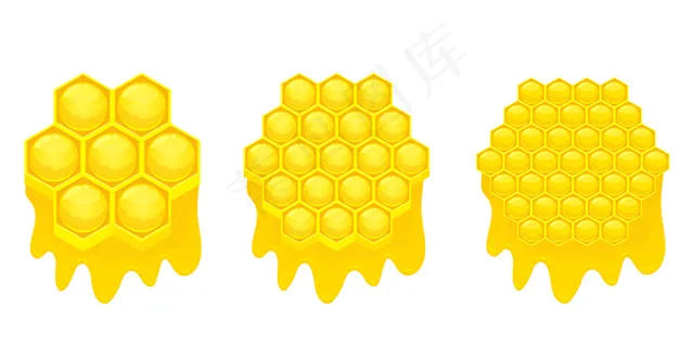 白底蜂窝插图