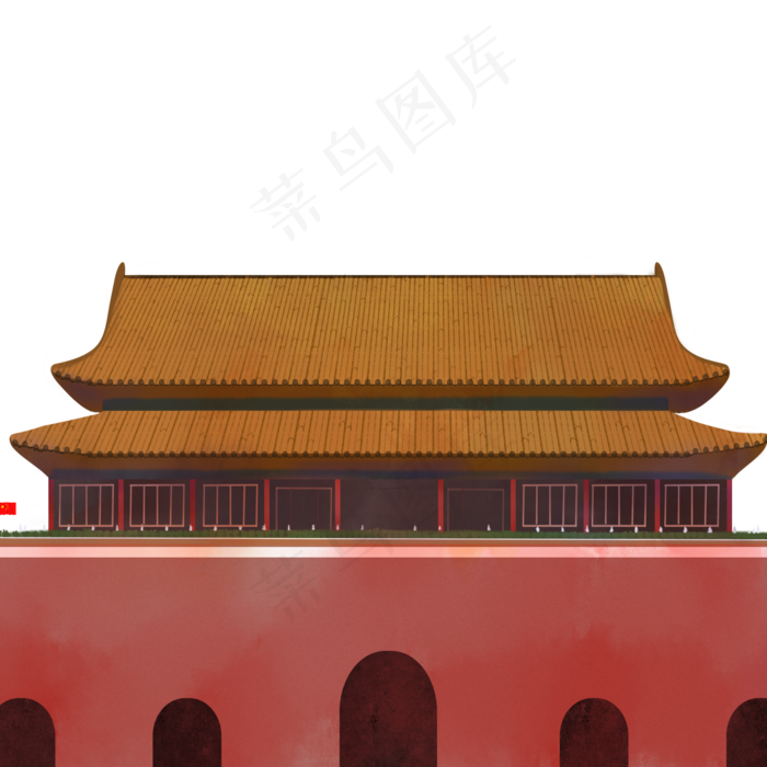 红色*城墙(2000X2000(DPI:300))psd模版下载