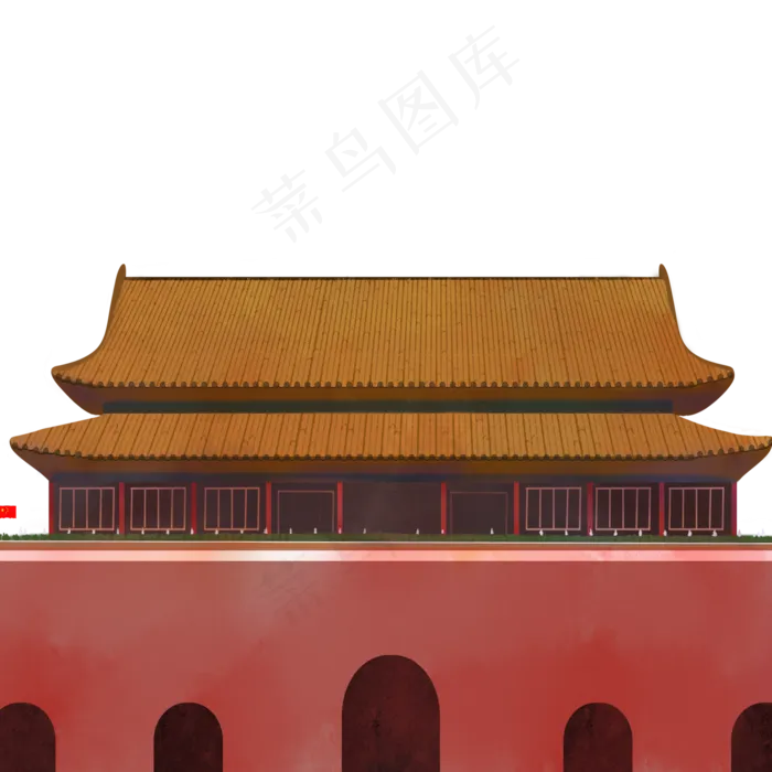 红色*城墙(2000X2000(DPI:300))psd模版下载