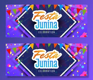 巴西朱尼纳节横幅banner