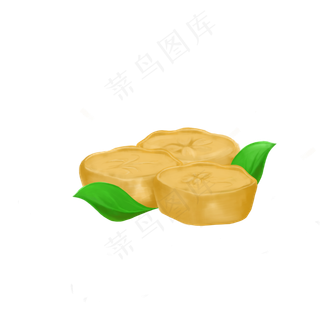 中秋节月饼手绘百搭元素