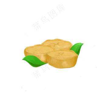 中秋节月饼手绘百搭元素