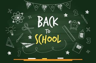 黑板回到学校背景