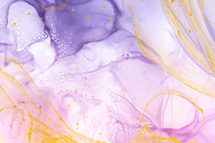 抽象的背景和金色的图案