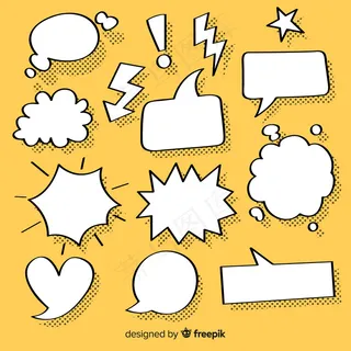 漫画语言泡泡集