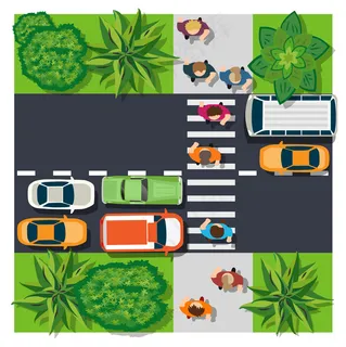 上面的俯视图是一张地图