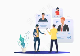 招聘专业人士研究候选人简介