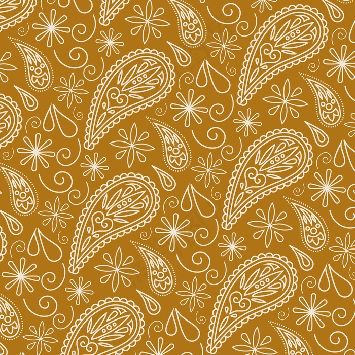 佩斯利头巾图案