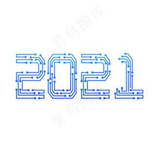 科技蓝色2021