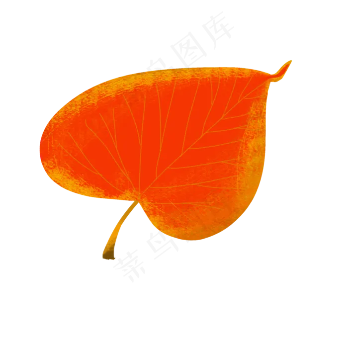 可爱秋天红叶元素简约(2000X2000(DPI:300))psd模版下载