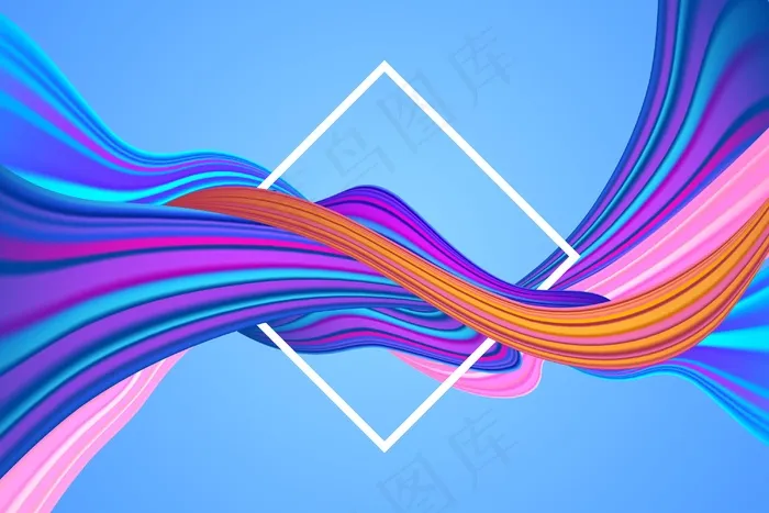 彩色流背景eps,ai矢量模版下载