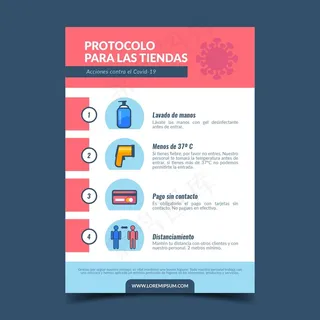 企业冠状病毒预防海报