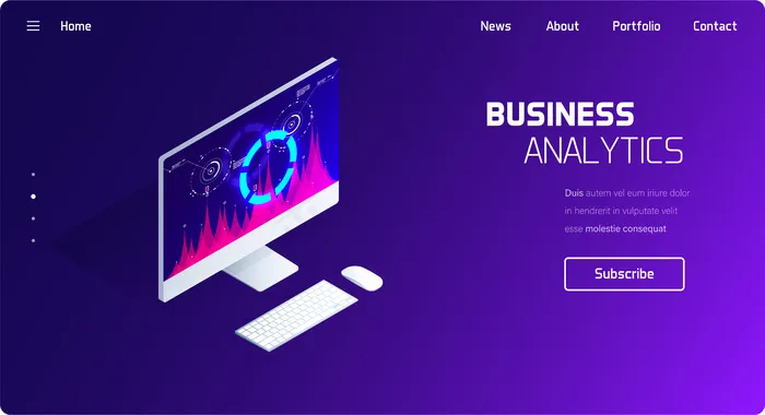 商业和金融分析系统。eps,ai矢量模版下载